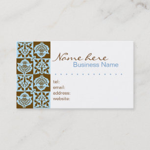 Textile Style Pattern Business Card