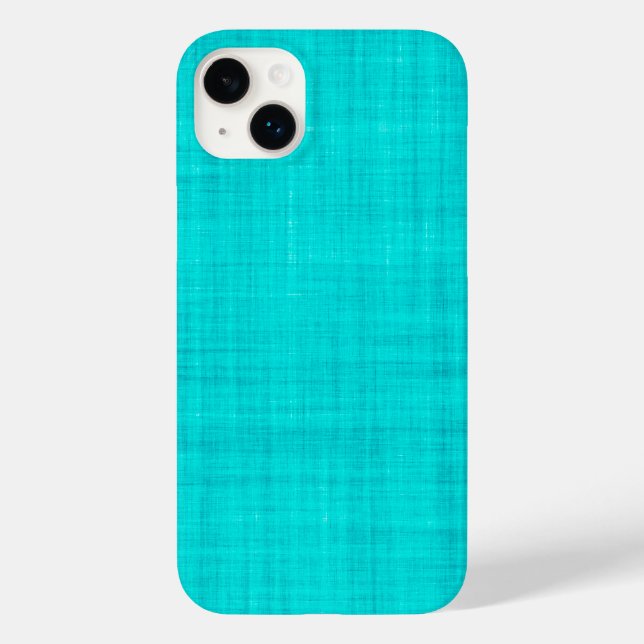Textile Teal Fabric Photo  Case-Mate iPhone Case (Back)
