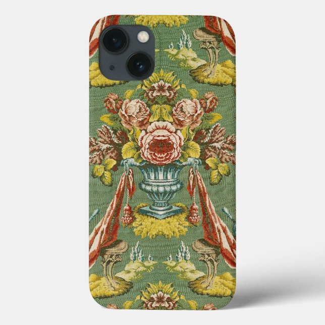 Textile with a repeating floral motif Case-Mate iPhone case (Back)