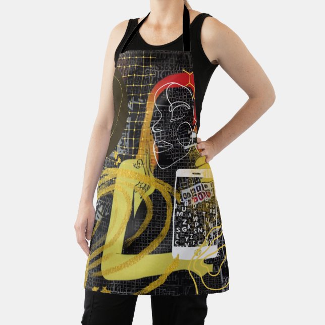 Texting Friends Apron (Insitu)