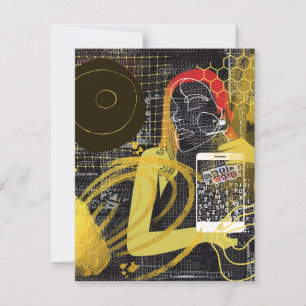 Texting Friends Card