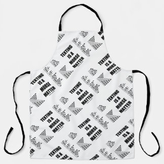 Texting Is A Morse Matter Intl Morse Code Humour Apron