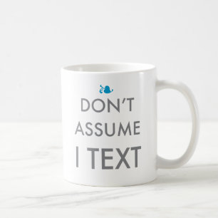 Texting mug