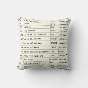 Texting Pillow