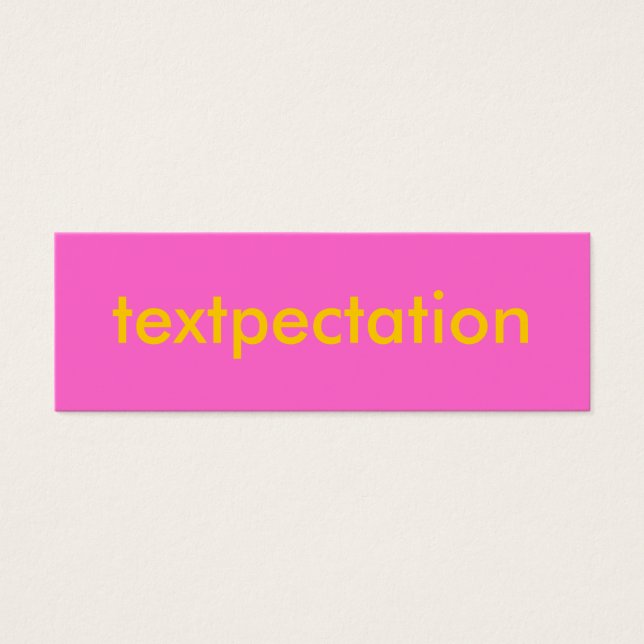 TEXTPECTATION Flirty Card (Front)