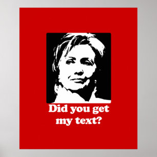 Texts from Hillary Poster