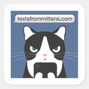Texts from Mittens Sticker