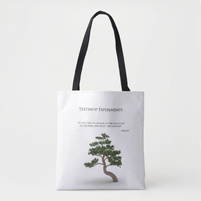 Textshop Experiments Basho Tote Bag (Front)