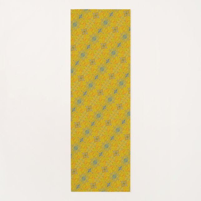 Textura #14 de obra Amanecer Yoga Mat (Front)