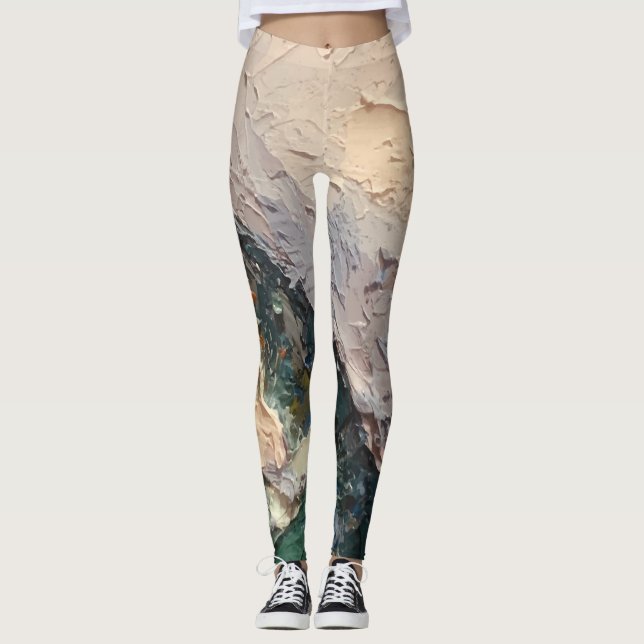 Textura #17 de la obra Viendo a travez de los ojos Leggings (Front)