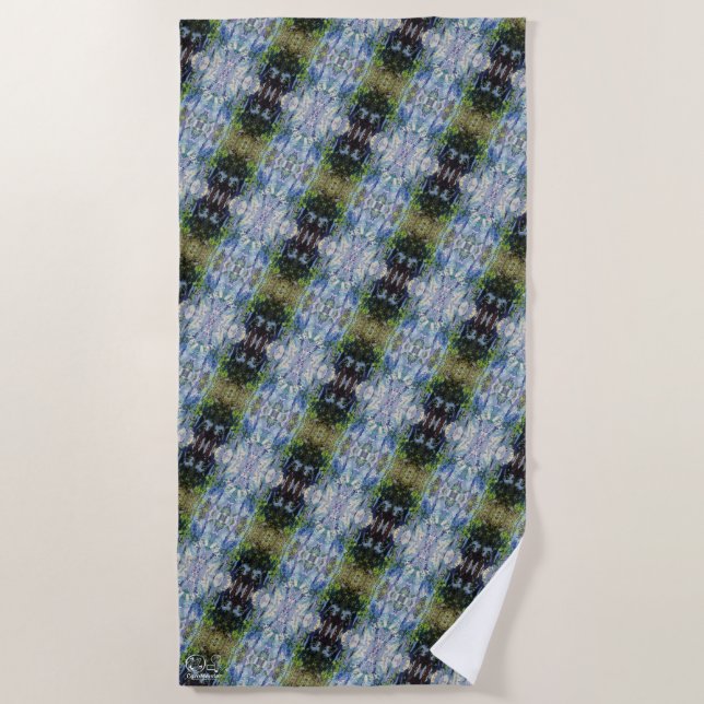 Textura #21 de la obra Maritimo Beach Towel (Front)