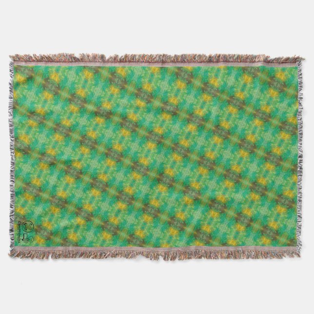 Textura #27 de la obra Nuit Throw Blanket (Front)