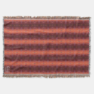 Textura #2 de la obra La puesta del sol Throw Blanket