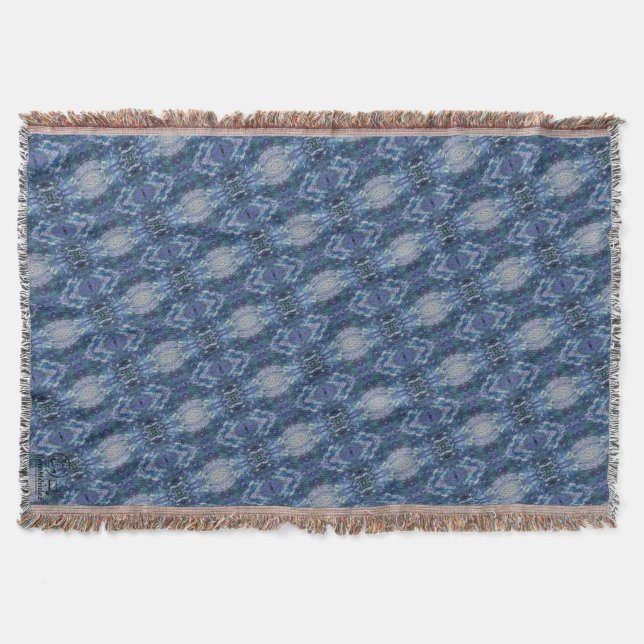 Textura #2 de la obra Maritimo Throw Blanket (Front)