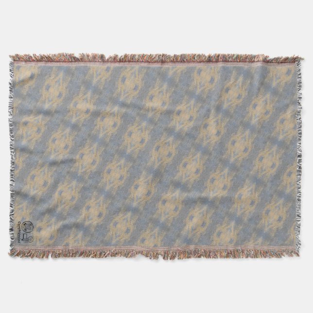 Textura #2 de obra La roca Throw Blanket (Front)