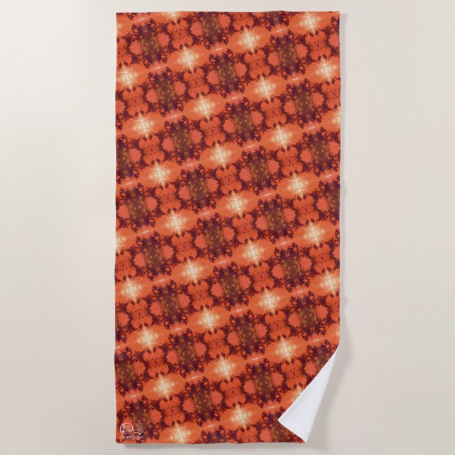 Textura #34 de la obra Nuit Beach Towel (Front)