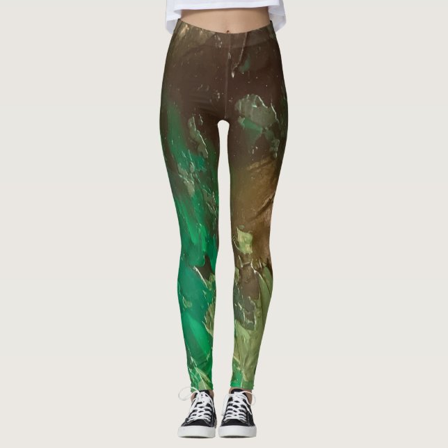 Textura #35 de la obra Nuit Leggings (Front)