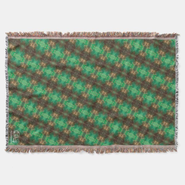 Textura #35 de la obra Nuit Throw Blanket (Front)