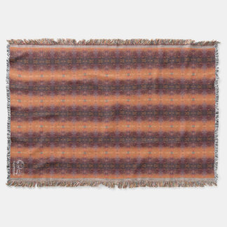 Textura #3 de la obra La puesta del sol Throw Blanket
