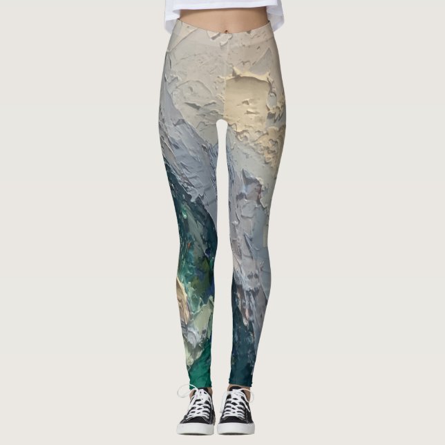 Textura #3 de la obra Viendo a travez de los ojos Leggings (Front)