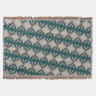 Textura #3 de la obra Viendo a travez de los ojos Throw Blanket