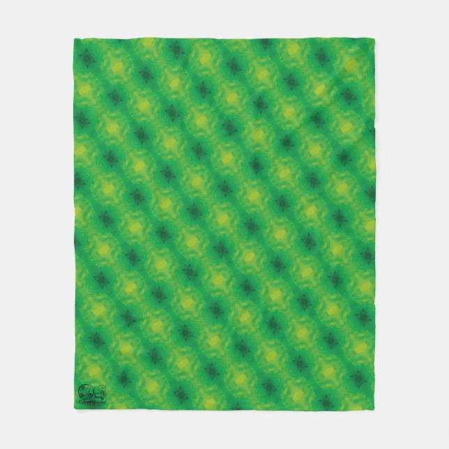 Textura #46 de la obra Nuit Fleece Blanket (Front)