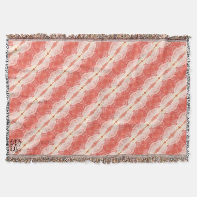 Textura #4 de la obra El corazón de los... Throw Blanket (Front)