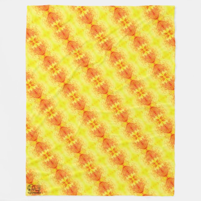 Textura #69.0 de la obra Nuit Fleece Blanket (Front)