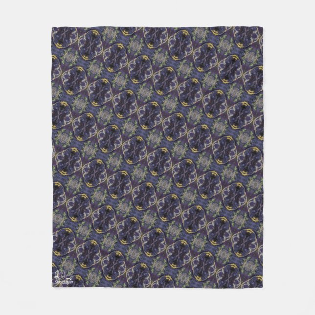 Textura #6 de la obra Maritimo Textura de una de l Fleece Blanket (Front)