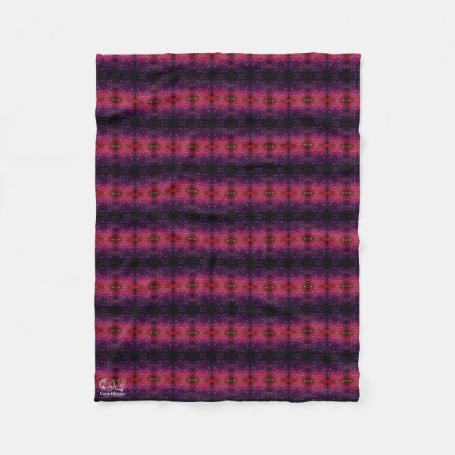 Textura #8.0 de la obra La puesta del sol Fleece Blanket (Front)