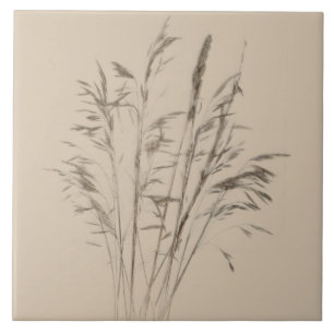 Textural Treasures of Winter (B) on a Ceramic Tile