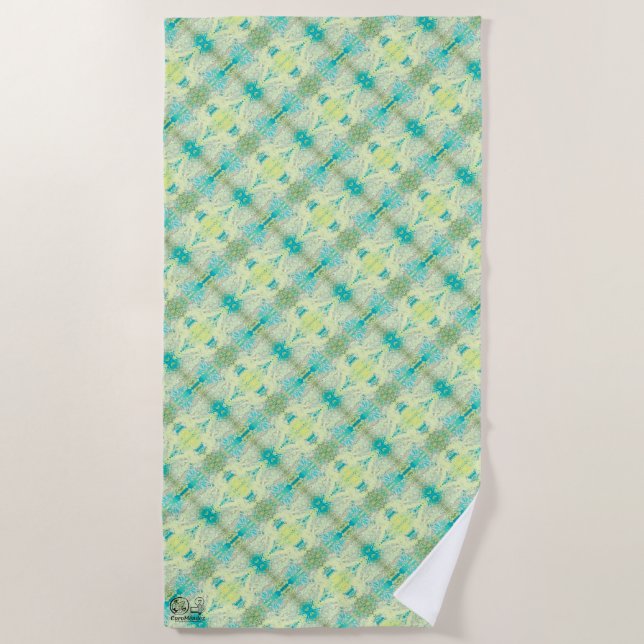 Texture #10.0 from work The Rock Beach Towel (Front)
