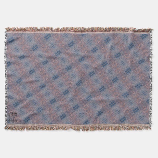 Texture #10 Dawn Work Throw Blanket (Front)
