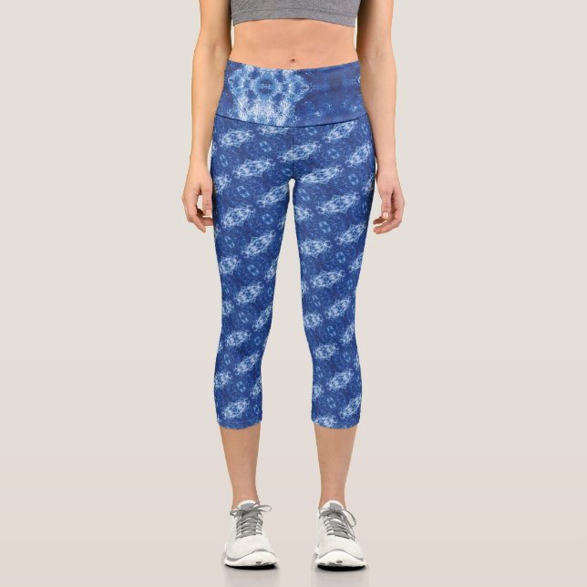 Texture #10 from the work Cherries Capri Leggings (Front)