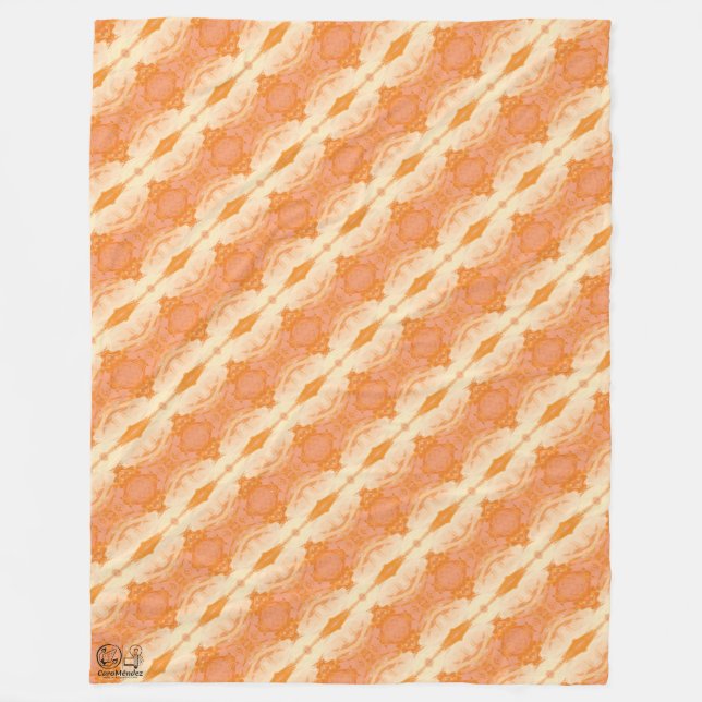 Texture #10 from the work The Heart of the... Fleece Blanket (Front)