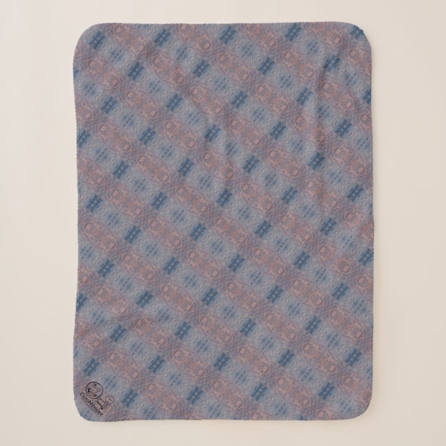 Texture #10 from work Dawn Sherpa Blanket (Front)