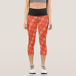 Texture #10 of Horizonte work Capri Leggings