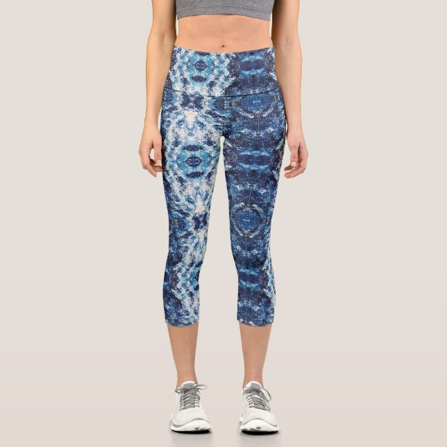 Texture #12 from the work Cherries Capri Leggings (Front)