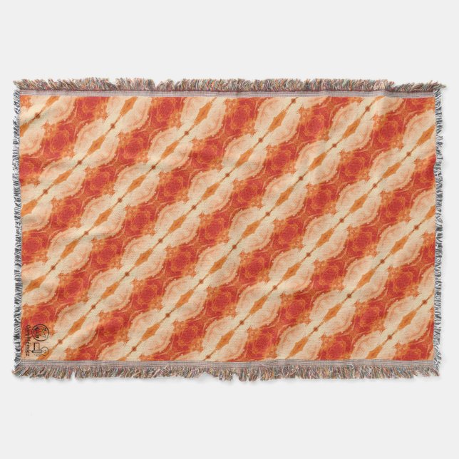 Texture #12 from the work The heart of the... Throw Blanket (Front)
