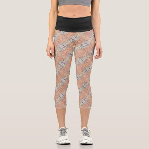 Texture #13 from the work Seeing Through the Eyes Capri Leggings