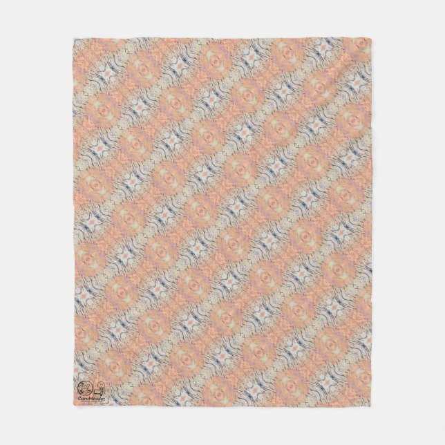 Texture #13 from the work Seeing Through the Eyes Fleece Blanket (Front)