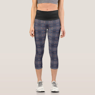 Texture #13 from work The Rock Capri Leggings