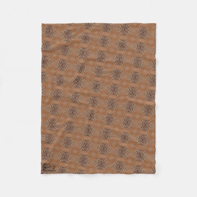 Texture #16 from the work Seeing Through the Eyes Fleece Blanket (Front)