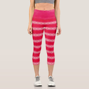 Texture #17 from the work Fantasy and Reality Capri Leggings