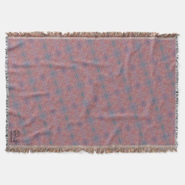 Texture #19 Dawn Work Throw Blanket (Front)