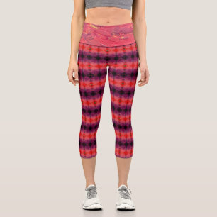 Texture #1.0 of the work The sunset Capri Leggings
