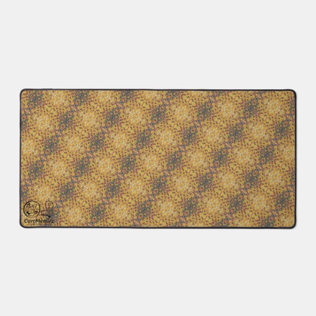 Texture #1.2 of the work Pineapple. SERIES Desk Mat (Front)
