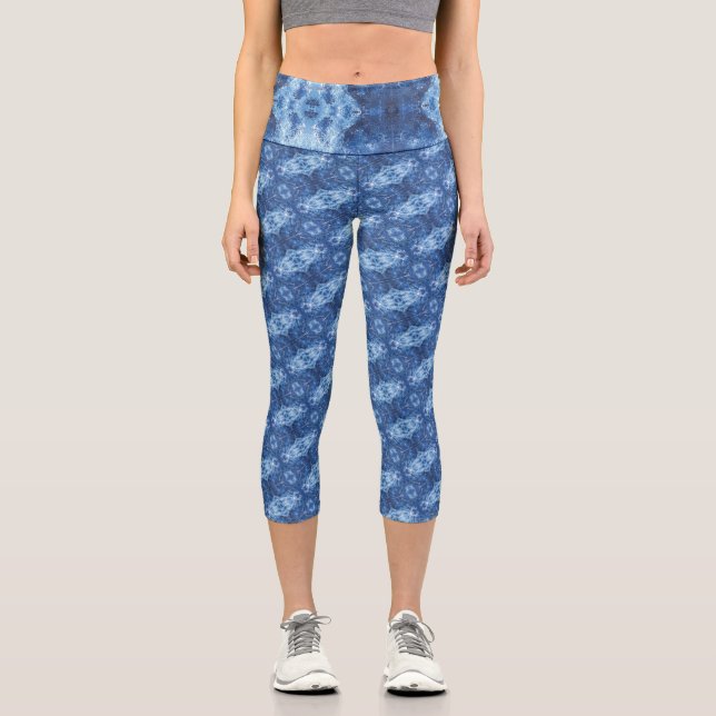 Texture #1 from the work Cherries Capri Leggings (Front)