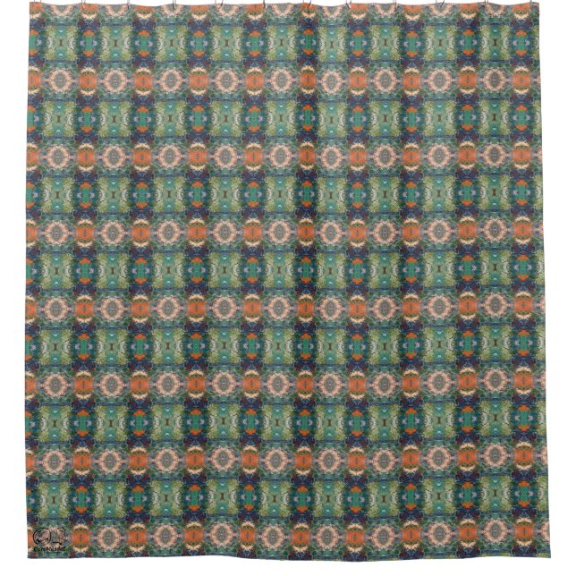 Texture #1 from the work Seeing Through the Eyes Shower Curtain (Front)