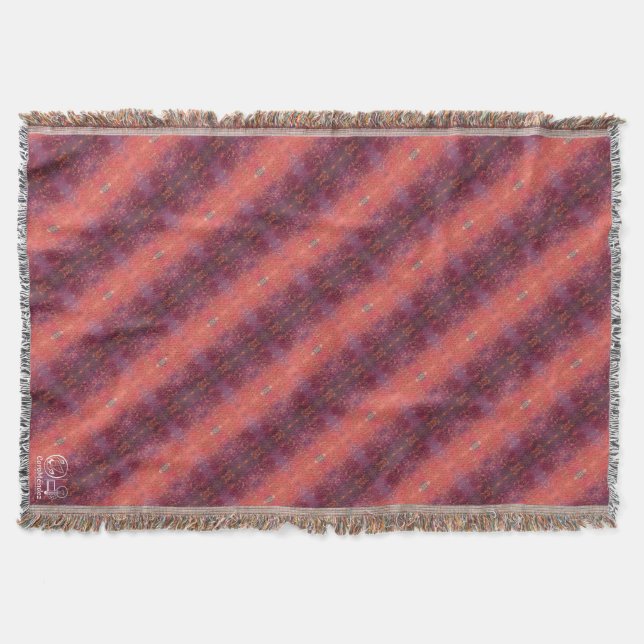 Texture #1 from the work The Sunset Throw Blanket (Front)